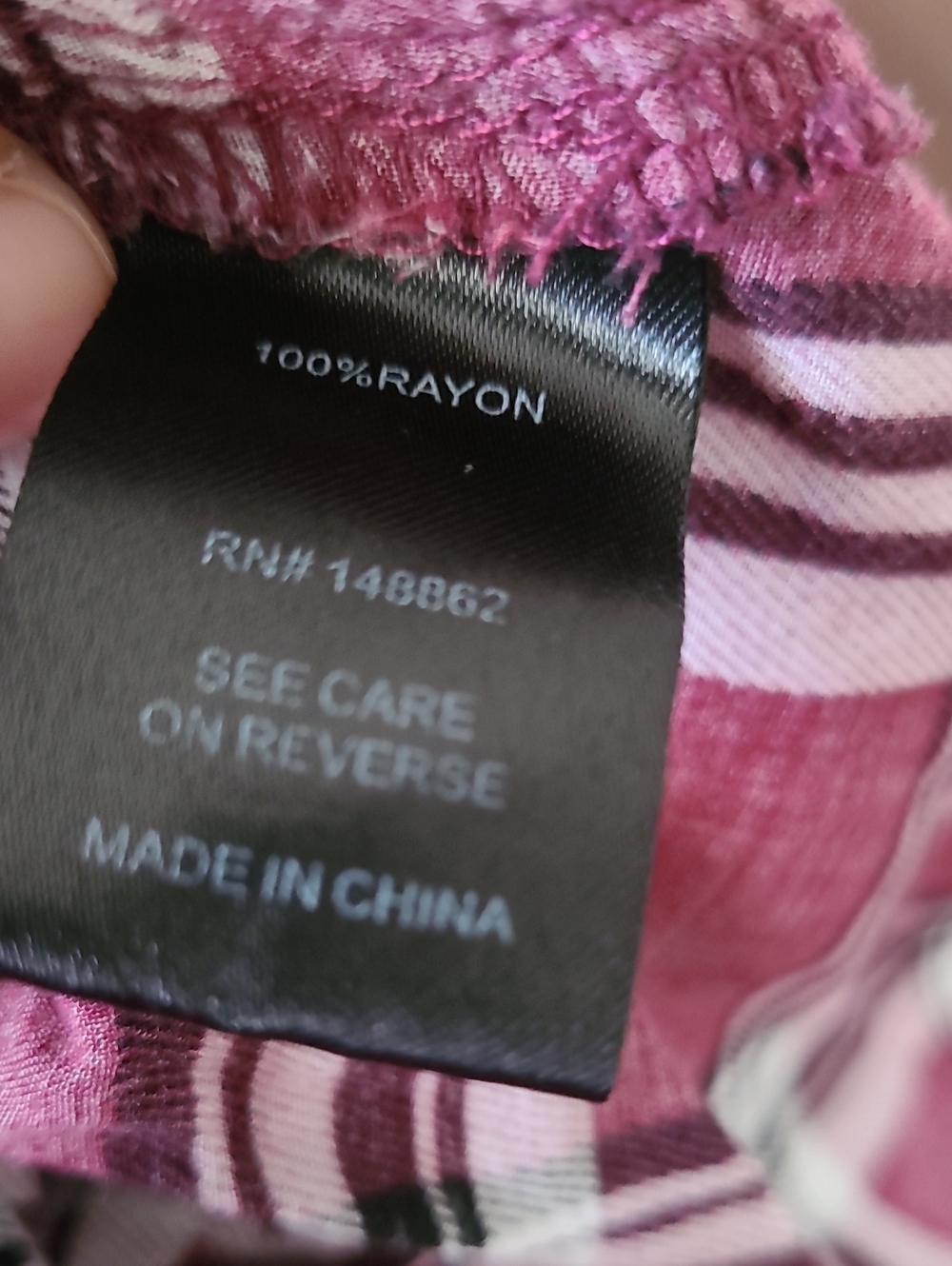 Torrid Plaid Button-Up Shirt in Burgundy and White Size 2 (2x) - Picture 7 of 8